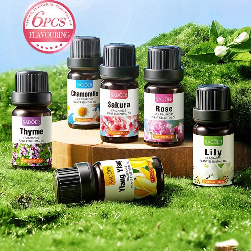 6шт / коробка. Ароматные растительные эфирные масла. Nourish The Skin, Universal Body Essence Fragrance Essential Oil Set Body All-purpose Serum