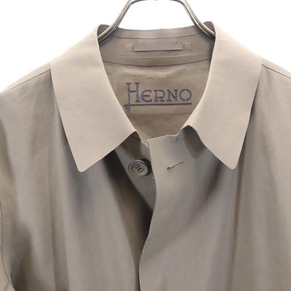 Herno Коричневое мужское пальто из нержавеющей стали 50 Б/У