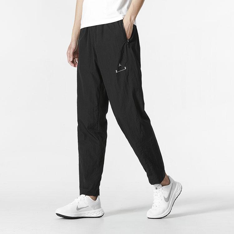Jordan M J 23E Прямые брюки Повседневные Вязаные Спортивные Мужские Низ Черный DQ8067-010