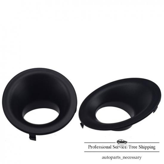 Fit For 15- Dodge Challenger Front Bumper Fog Lights Cover Bezel Frame RH+LH