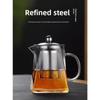 Чайник 350/550/750/950 мл, бытовой чайник, стеклянный чайник, фильтр для чая из нержавеющей стали, прозрачный чайник, высокая термостойкость