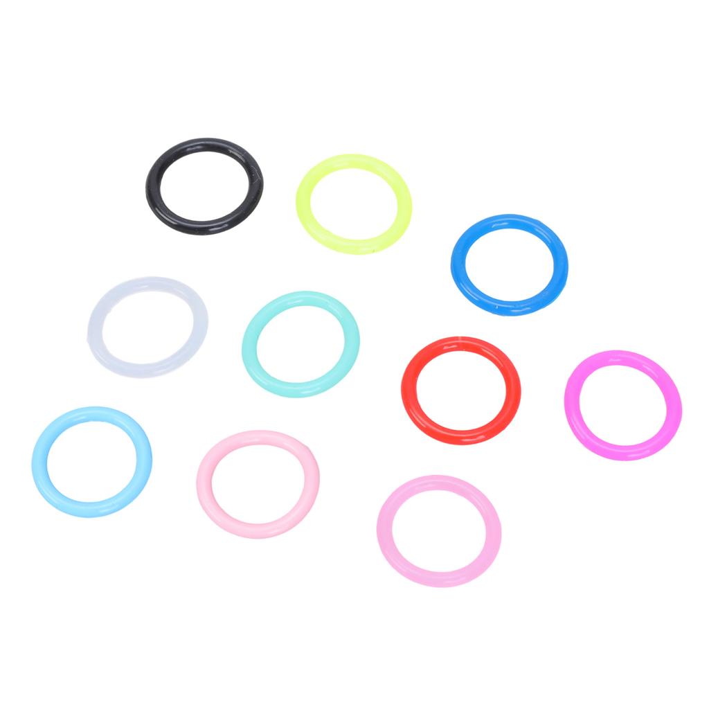 100 шт. разноцветных тренировочных повязок для ног голубей для легкой идентификации и управления в гоночных мероприятиях