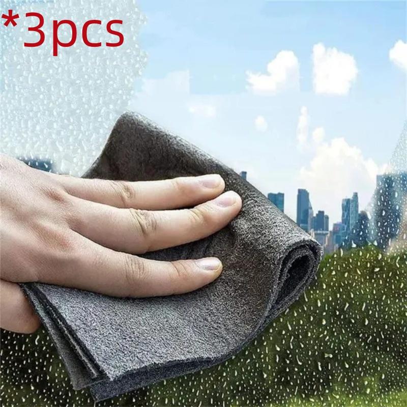 3/5/10 шт. Волшебная салфетка для протирки стекла, не оставляющая разводов, толстая волшебная салфетка для очистки, многоразовые салфетки из микрофибры для окон, стеклянное полотенце для кухни и автомобиля
