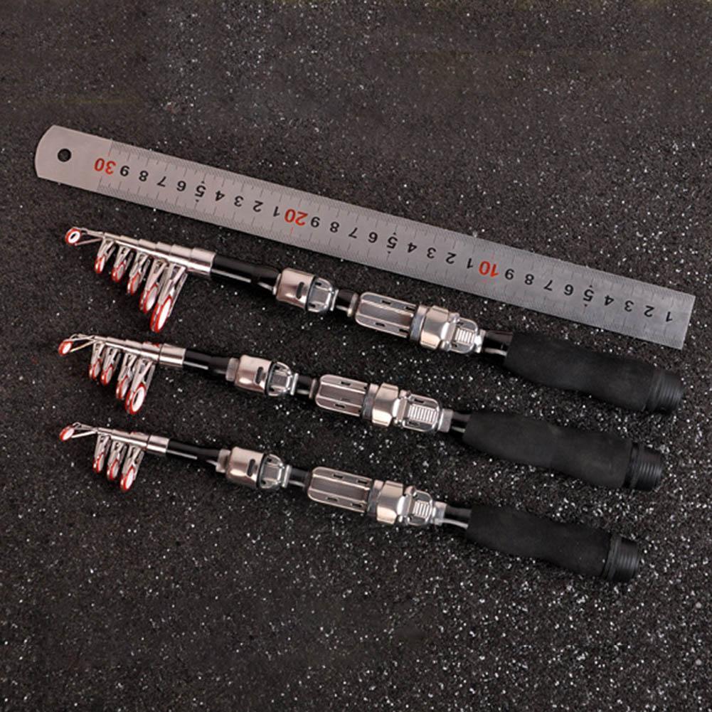 Telescopic Fishing Rod Carbon Fiber Rod for Fishing Pole Short Sea Surfcasting Fishing Tackle  Mini Short Light Travel Lure Rod