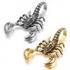 Animal Scorpion King Pendant Necklace Men's Necklace New Fashion Metal Sliding Pendant Accessories Party Jewelry