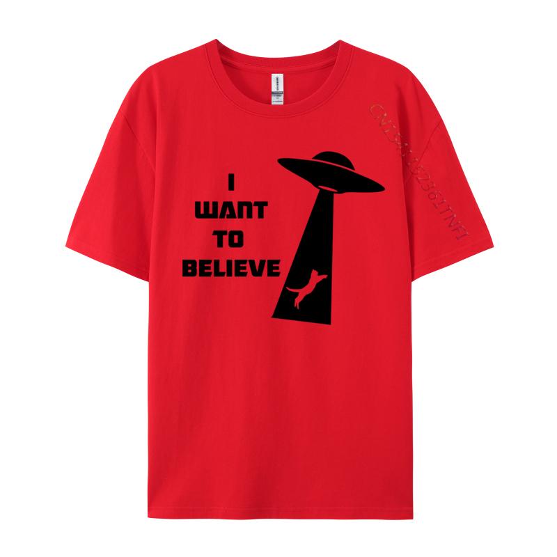 Unisex TShirt Funny Cat Ufo TShirts Prevalent Male Top TShirt Tops Tees Casual Top TShirt Top Quality
