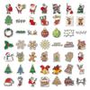 100 Christmas Stickers with Santa and Reindeer for Festive UK DIY Decorations