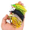 Rotating Spinnerbaits for Bass Jigs Sea Fishing Spinnerbait Trailer Hooks 13cm-20g Fishing Pike Buzzbait Swimbait