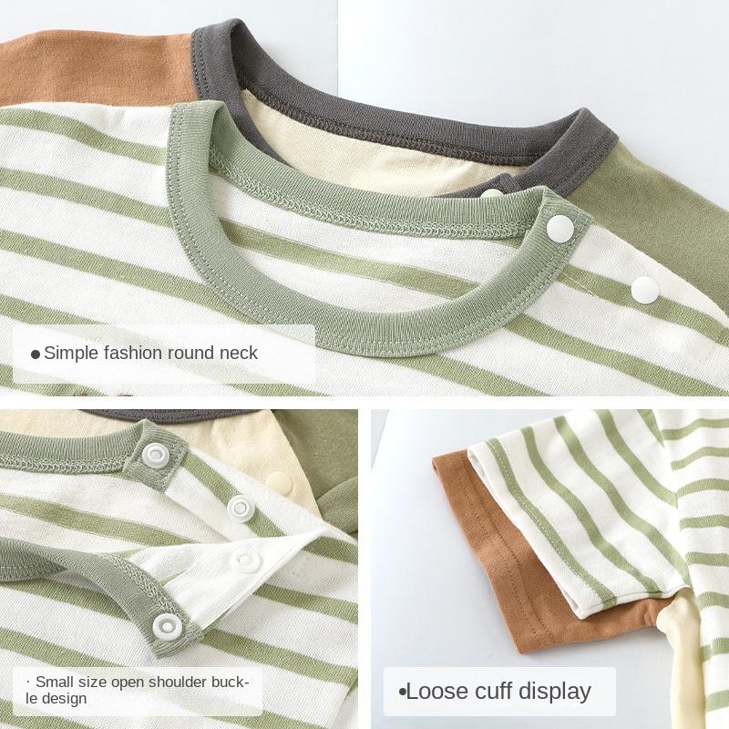 Одежда для малышей, повседневные футболки с короткими рукавами, летняя одежда для мальчиков и девочек, детские летние топы с половиной рукавов