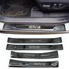 MEKOMEKO Door Sill Scuff Plates for Toyota RAV4 XA50 (2019–) Outer 4pcs Black Hairline Stainless – RAV4-MKTBW