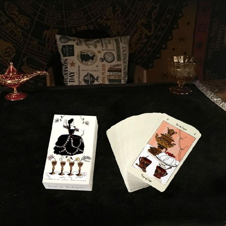 Carlotydes Таро Колода Карта Гадание-Настольная Игра Игра Предсказание Судьбы для Женщин