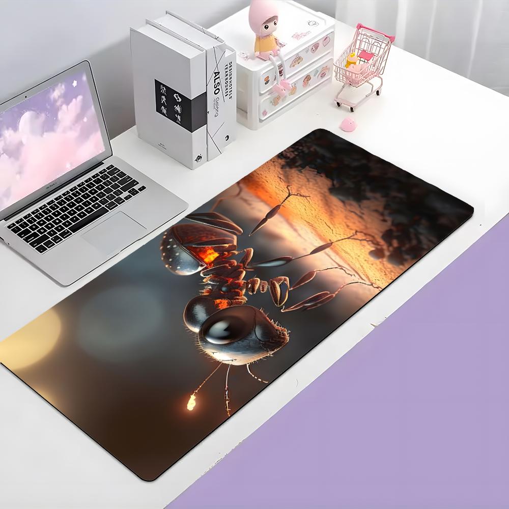 Ant Small Cute Animal Art Mouse Pad Large Gaming Mousepad With Thick Stitched Edge Nonslip Desk Mat