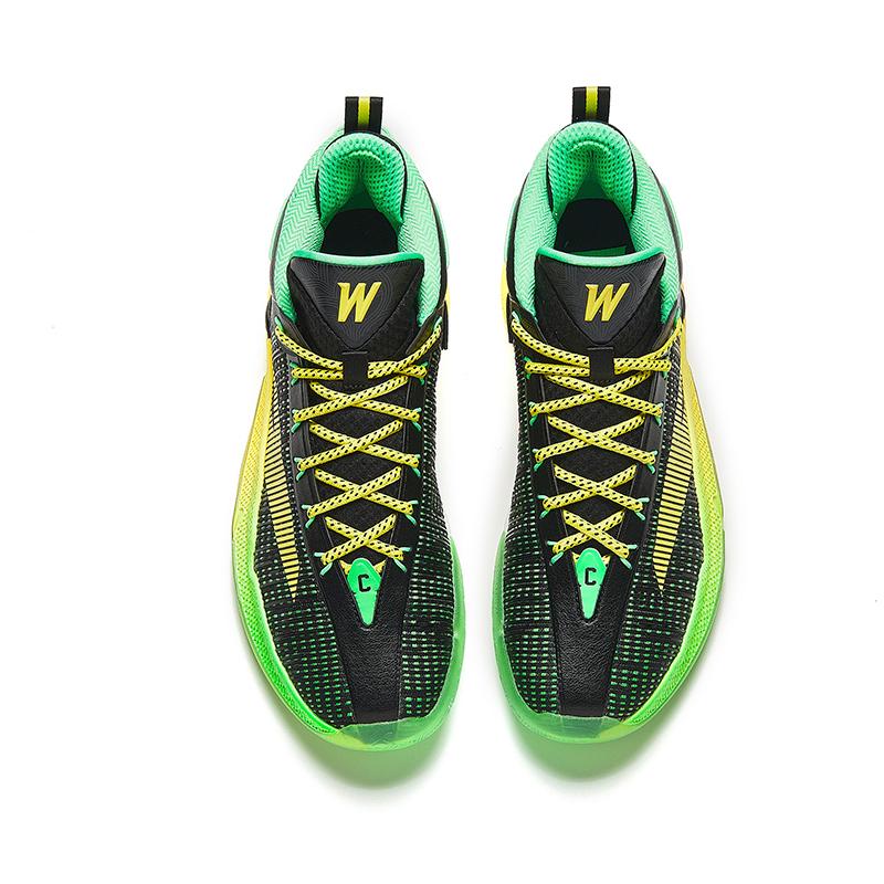 Anta Мужские кроссовки KT9 Kevin Looney PE черные, желтые, зеленые 112341101-3