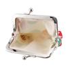 Morikuru Japanese-made clasp pouch, small, approx. 8.5×8cm, Japanese pattern, fabric, accessory case