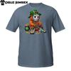 St. Patrick's Day Mask T-Shirt – Urban Leprechaun Cartoon with Gold Pot
