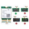 WiFi7 MT7925 BE6500 M.2 NGFF Wireless Network Card BT5.4 6500Mbps 802.11BE Tri‑Band 2.4G 5G 6GHz For Intel AMD PC Win10/11
