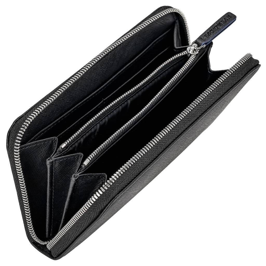Emporio Armani Men's Long Wallet (Round Zipper) YEME49Y731E [Used]