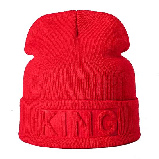 Зимняя шапка King Queen, шапочки, модная парная кепка в стиле хип-хоп, повседневная однотонная шапка для мужчин и женщин, теплая вязаная шапка, лыжная шапка с черепами