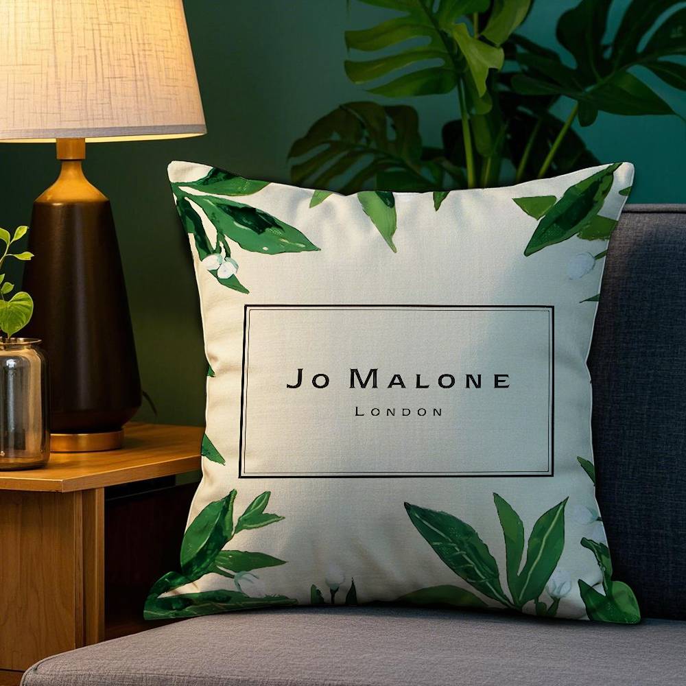 JJo Malone ЛОГОТИП Наволочка Плюшевая Ткань Мягкая Двусторонний Принт Чехол на Подушку Дивана Покрывала для Подушек