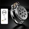 Male Super Mini Stainless Steel Chastity Cage Breathable Hole Lock Cock Ring BDSM Bondage Sissy Gay Adult Toy 18+