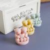 Loving Bears Aromatherapy Gypsum Soap Molds Cute Bear Chocolate Baking Silicone Moulds DIY Home Decoration Silicone Mold
