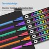 36-Color Dual-Tip Water-Based Acrylic Marker Set for DIY Graffiti