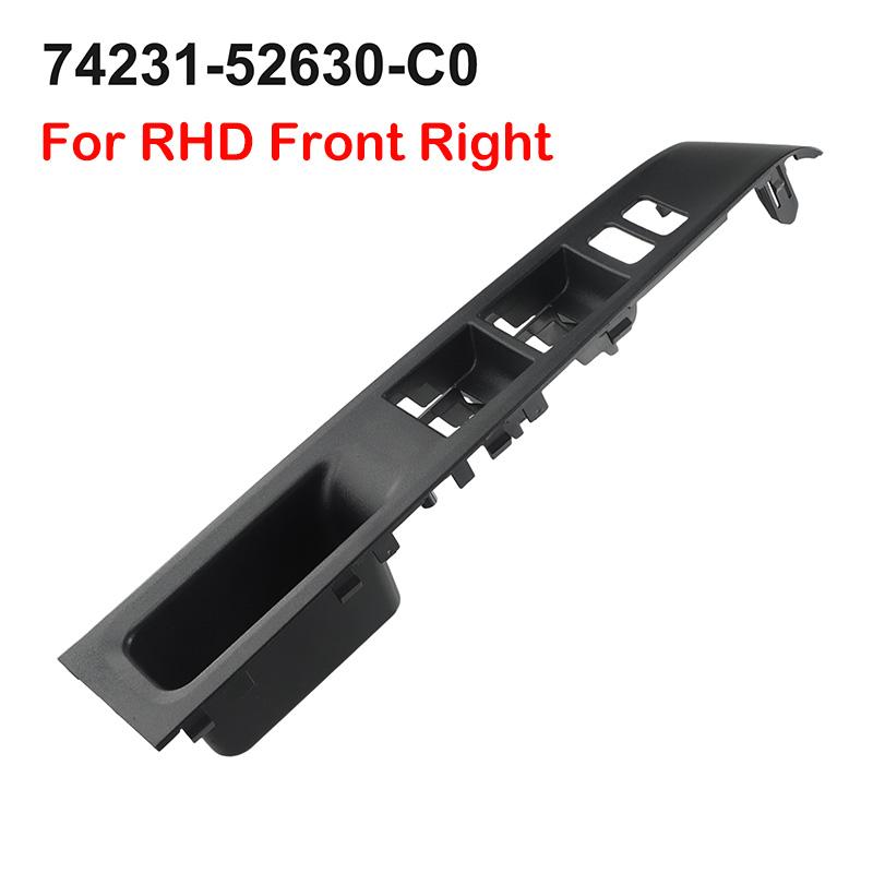 For Toyota For Vitz For Yaris 2010-2014 ABS Car Window Glass Lift Switch Button Panel Trim Cover Stickers Front Left/right