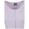 Urban Classics Womens/Ladies Ribbed Button-Down Crop Top
