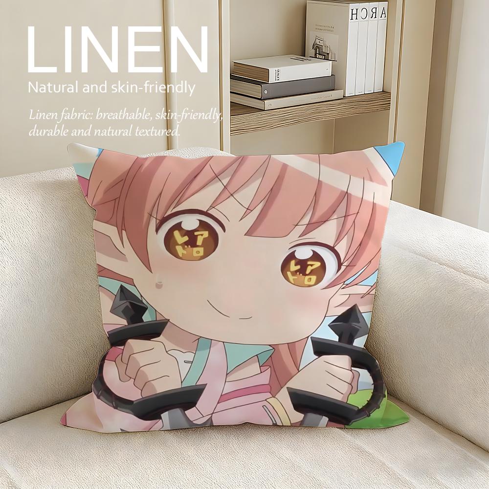 Wotakoi Love Is Hard for Otaku Cushion Cover Pillowcase Set Pcs x x Breathable Washable Sofa Cushion Cover