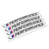 4Pcs Aluminum Car Wheel Rims Stickers Badge Auto Decoration For Bmw Performance E46 E90 E60 F10 F30 E39 E36 F20 E87 G30 E92 E91