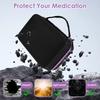 Ежемесячный органайзер для таблеток Портативный органайзер для таблеток на 30 дней с наклейкой для маркировки 3-секционная таблетница для дома, путешествий, улицы
