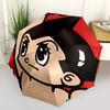 1 шт. Автоматический складной портативный зонт Astro Boy с 8 ребрами для женщин/мужчин, всесезонный a0901014