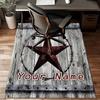 1PC Custom Name Rustic Star Gate Theme Floor Mat Ideal for Living Room, Game Rooms, Office, Bedroom,Floor Mat Playful Design