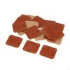 20Pcs PU Leather Labels Handmade Tag DIY Clothes Bag Sewing Craft - Key