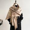 Letter Imitation Cashmere Scarf Women's Winter New Fashion Long Scarf Scarf Thickened To Keep Out the Cold and Wind, and a Shawl.