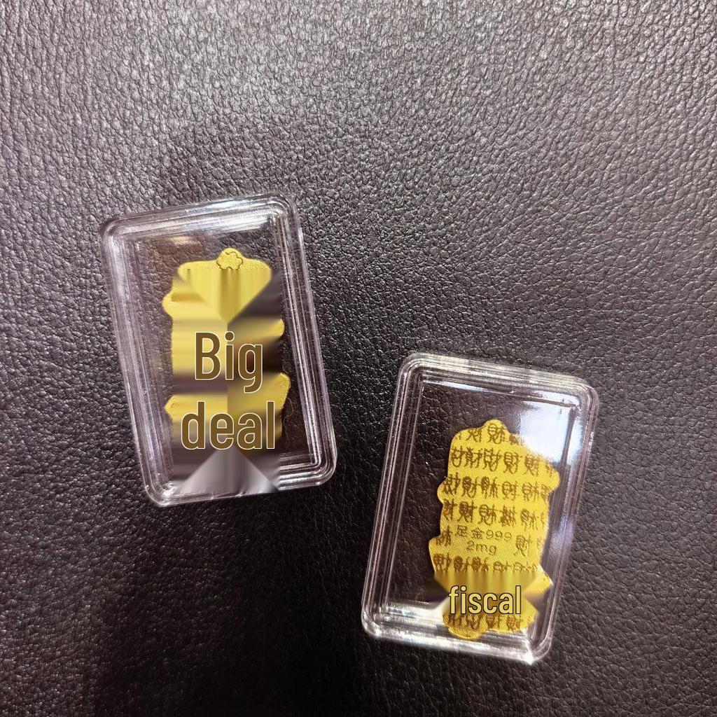 Pure Gold Diamond God of Wealth Pendant with Mobile Phone Sticker - Hot Selling Gift