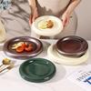 Solid Color Donuts Cake Plate Creative Ceramic Steak Plate Dessert Plate Salad Plates Sushi Plates Restaurant Display Tableware