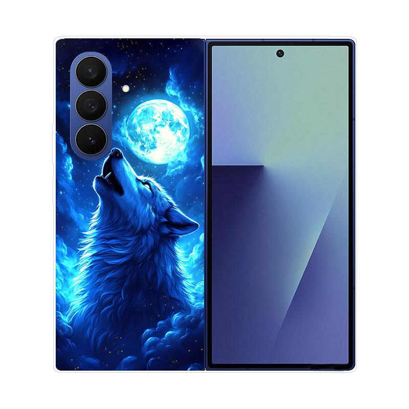 Чехол для Samsung Galaxy Z Fold 7 Мраморный Жесткий ПК Задняя Крышка Для Samsung Galaxy Z Fold7 ZFOLD7 Полностью Защитный Корпус Телефона