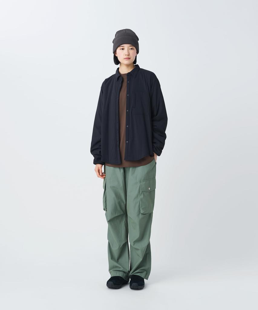 Snow Peak Flexible Insulated Shirt Long XL SH-26SU001 - Tops, Shirt, Sleeve, Padded, Men's/Women's, BLACK,