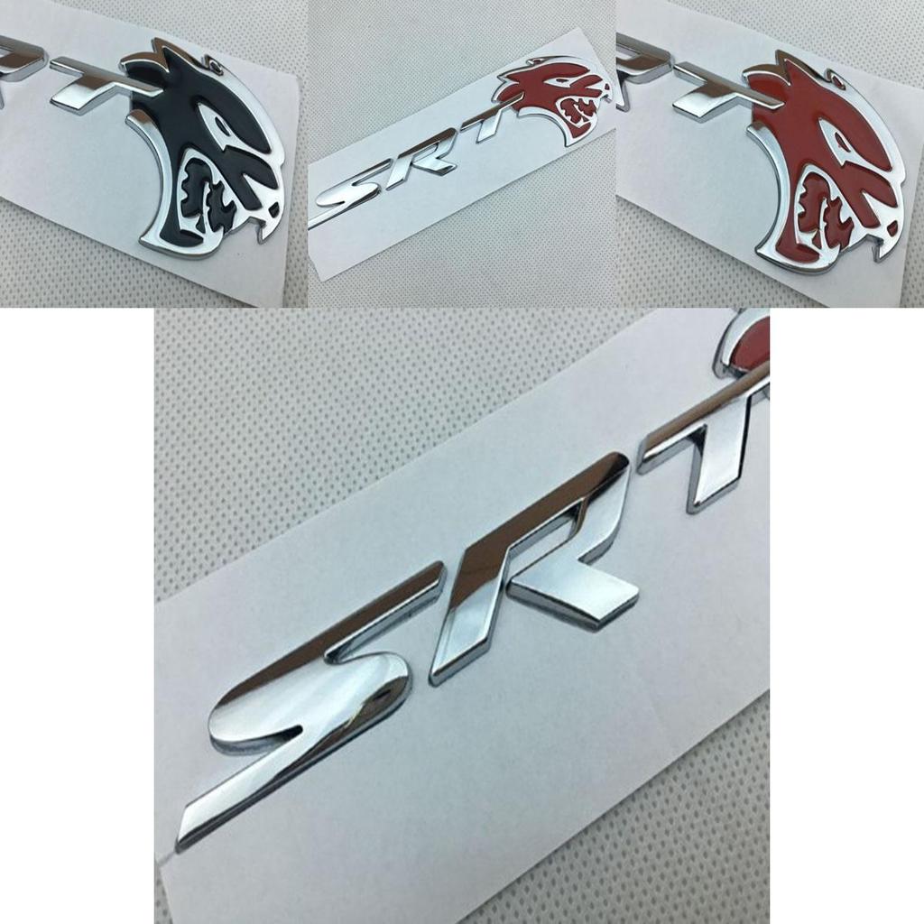 Stylish 1718 Dodge Challenger Charger Srt Hellcat 3d Badge With Easy Peel Adhesive