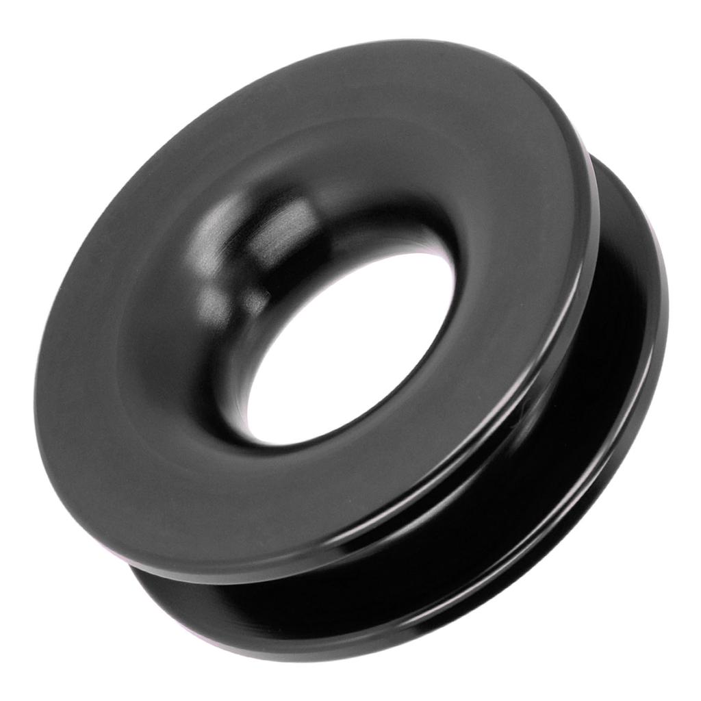 Восстановительное кольцо Лебедка Блок-полиспаст Алюминиевый сплав для квадроцикла UTV Грузовика Морского судна СкобыЧерный