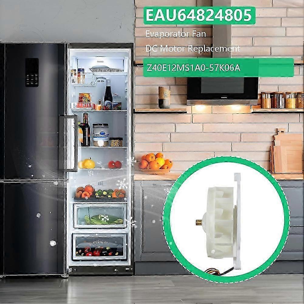 EAU64824805 Z40E12MS1A0-57K06A для холодильника LG, мотор вентилятора испарителя, запасные части, DC12V 1A, 4-контактный