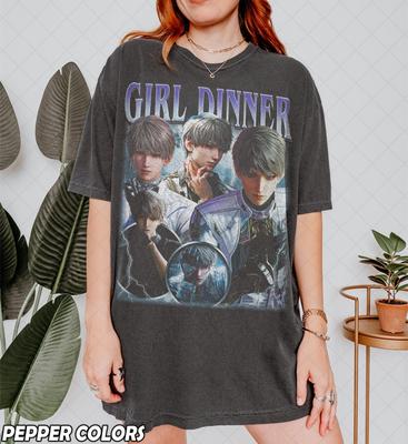 Vintage Girl Dinner Xavier Love and Deepspace Shirt, Comfort Colors Shirt, Tee Graphic T-Shirt, Gift For Women and Man Unisex T-Shirt