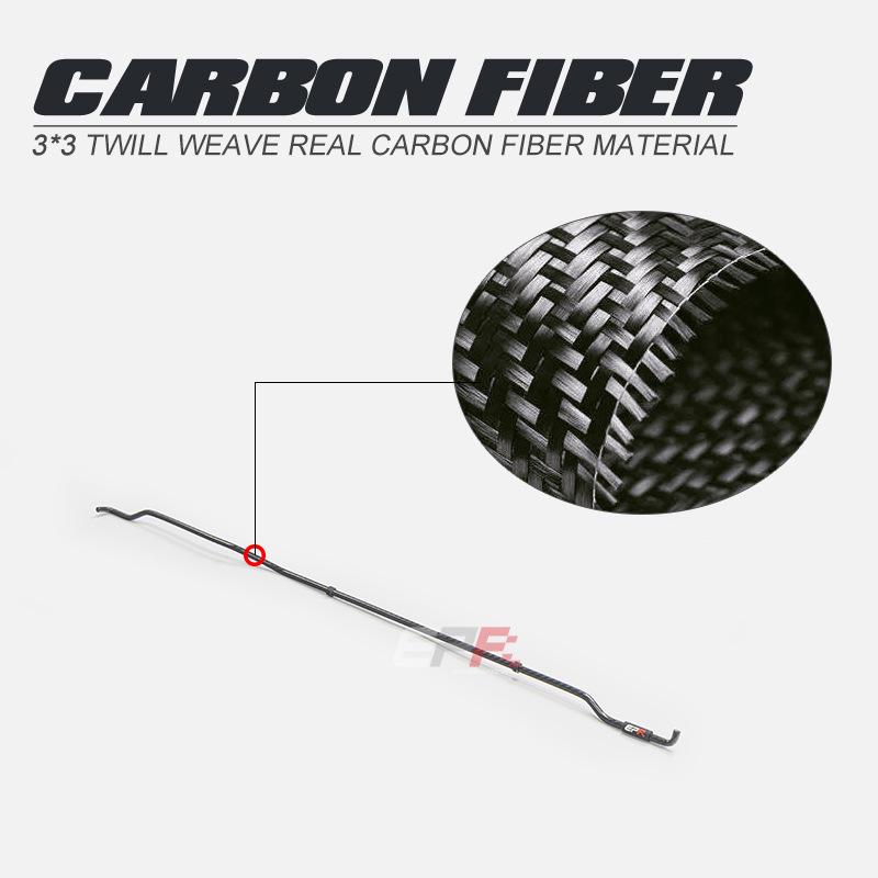 Mazda RX-7 FD3S Dry Carbon Fiber EPR Style Hood Support Strut