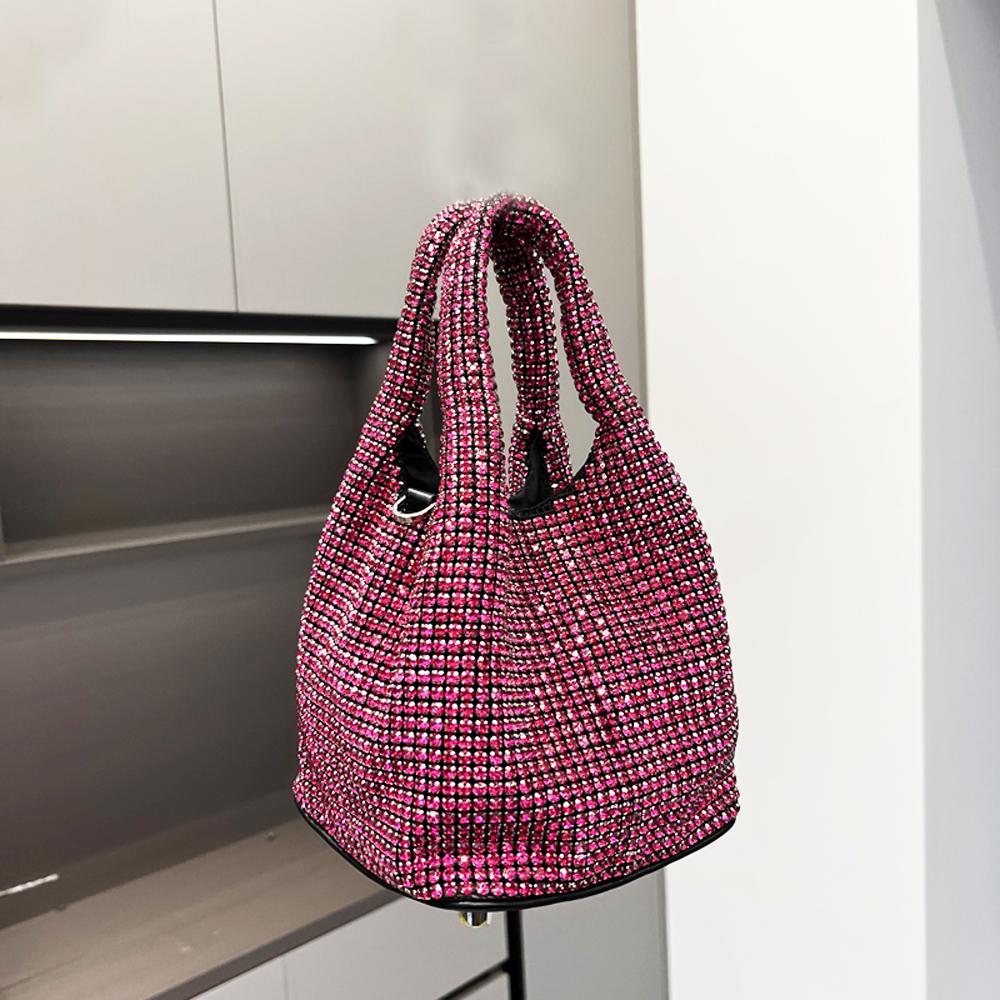 Сумка-клатч Crystal Bright Сумка-ведро через плечо Сумки ручной работы Роскошные дизайнерские сумки Вечерняя сумка-клатч