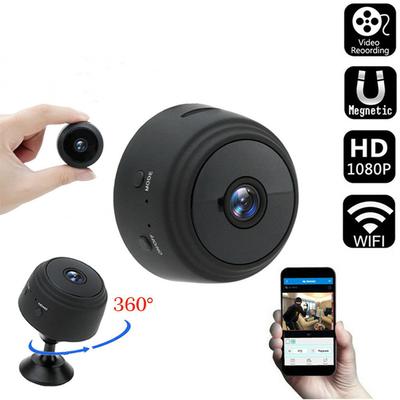 Мини-камера A9 WiFi Высокое разрешение 1080P Широкоугольная 140° Детекция движения Удаленный мониторинг Камера видеонаблюдения для безопасности дома
