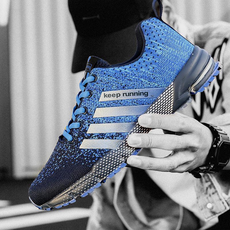 35-48 мужские/женские кроссовки большого размера, сверхлегкие дышащие кроссовки Flyknit, дешевые кроссовки с просветом