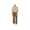 Maison Kitsune Plain Knit Cotton Crew Neck Short Sleeve T-Shirt Men Tops Canvas LM00107KJ0119-P357