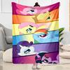 1pc Little Pony Adventure blanket Soft and Warm for Sofa Office Camping Travel Livingroom Great Gift for Friends and Family Comfortable