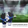 1 пара футбольных вратарских перчаток, противоскользящие перчатки для ладоней, суперзахват, защита пальцев, износостойкие вратарские перчатки